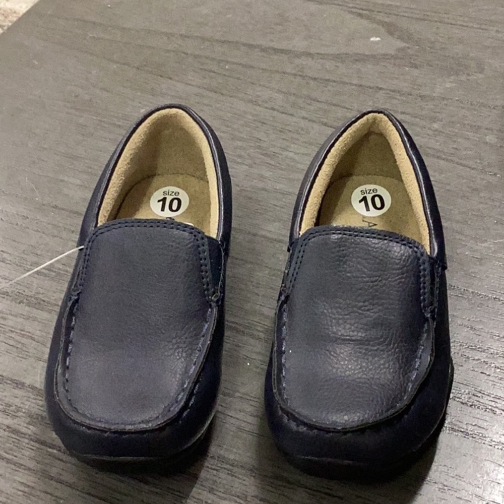 Navy Blue Loafers Size 10